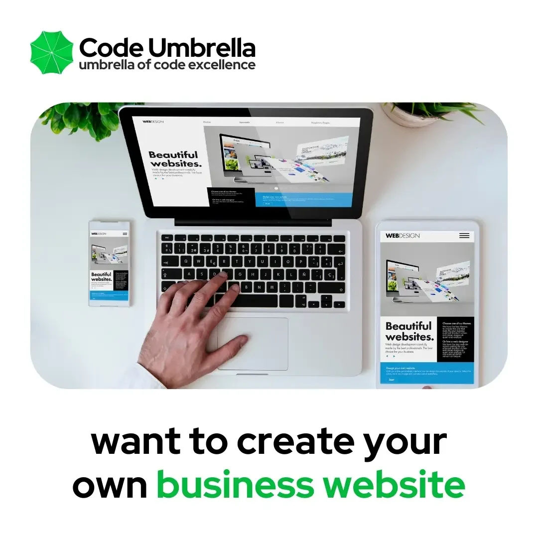 want to create your own business website social
